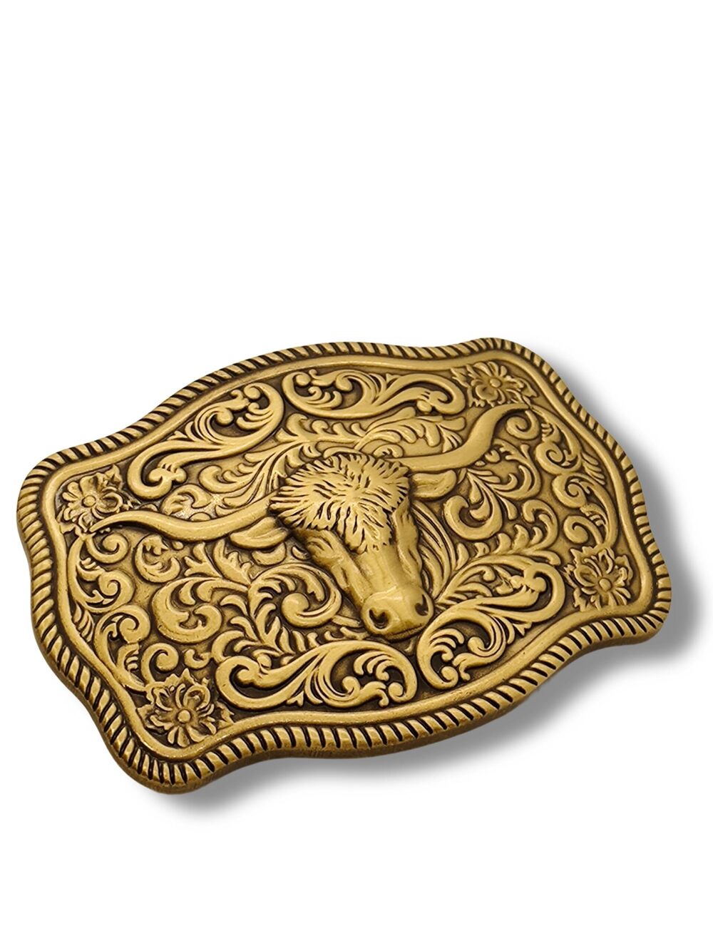 7000 Western Rodeo Bull Rider Solid Brass Belt Buckle Western Belt Buckles